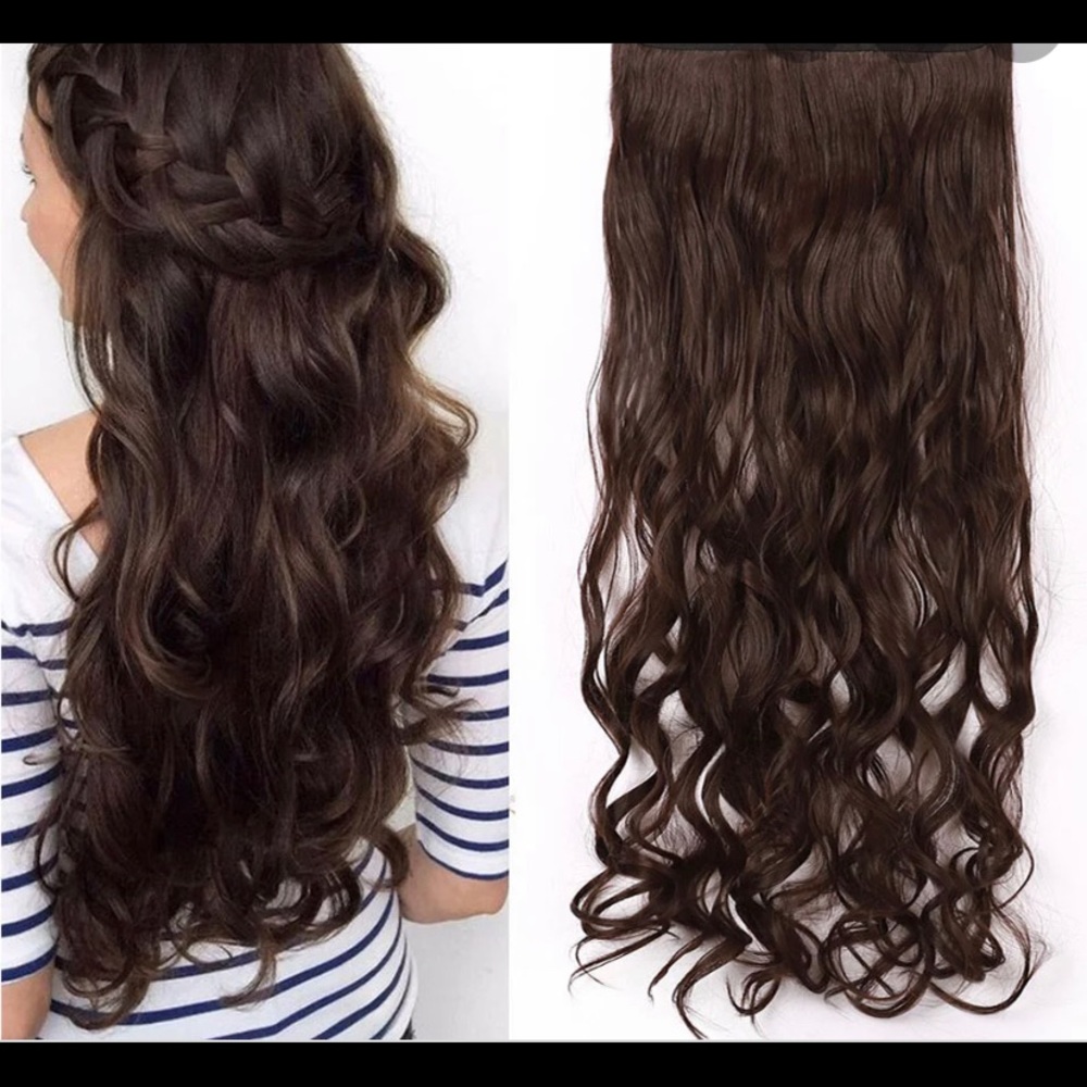 Clip in hair extensions